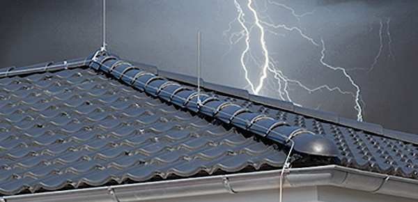 Äußerer Blitzschutz bei Elektrotechnik Matthias Mahlmeister in Ramsthal
